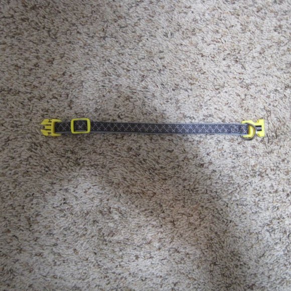 Other - Gray and Yellow adjustable dog collar.